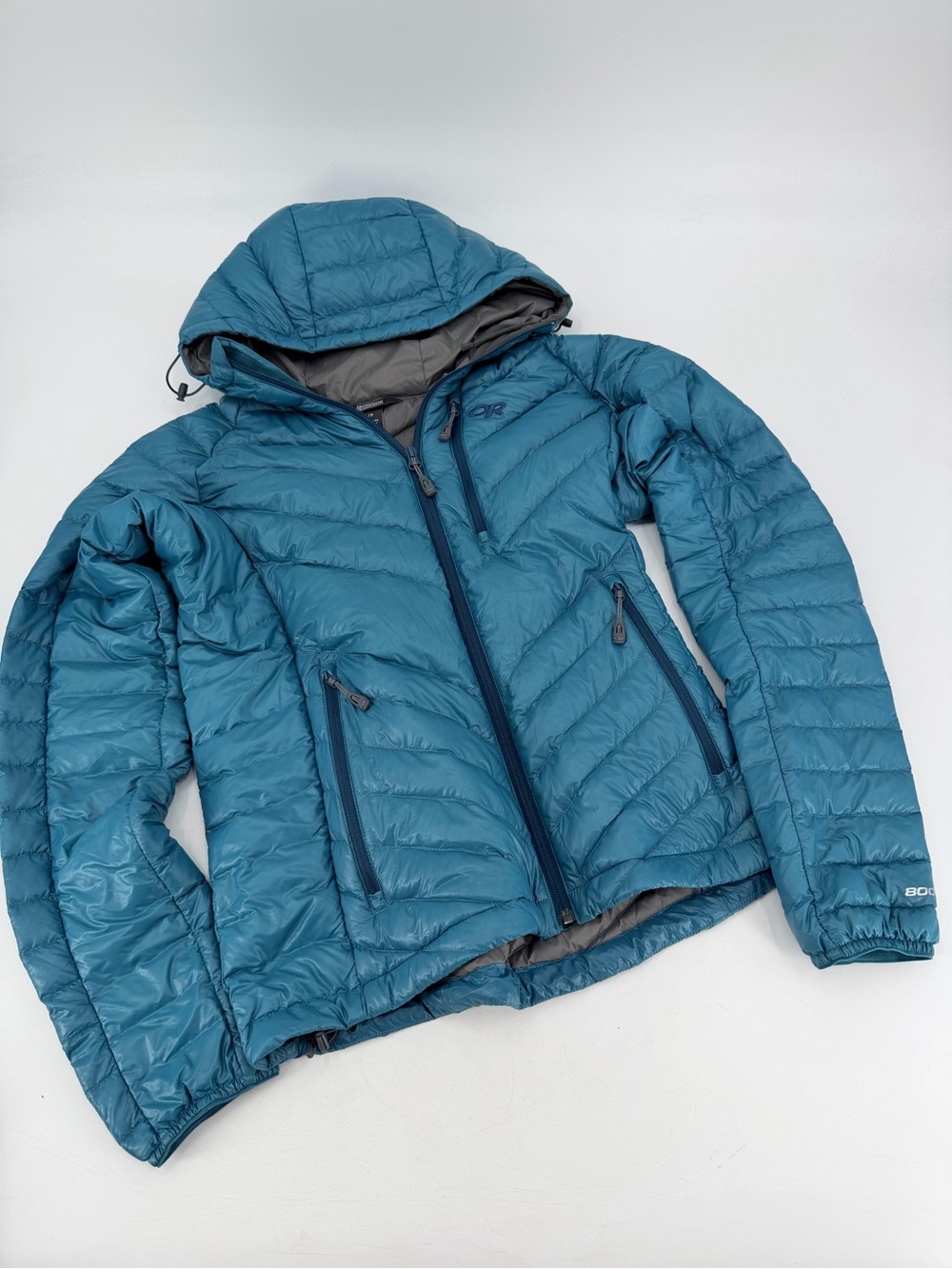 Outdoor Research Illuminate Down Hooded Jacket 800 Womens Small